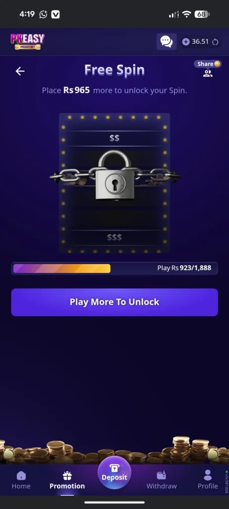 PKEasy Game Free Spins